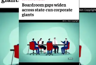 boardroom-gaps-widen-across-state-run-corporate-giants