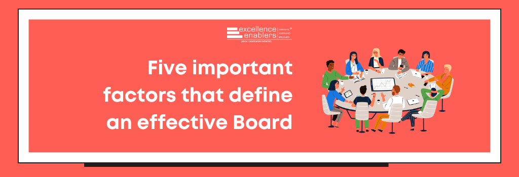 Five important factors that define an effective Board
